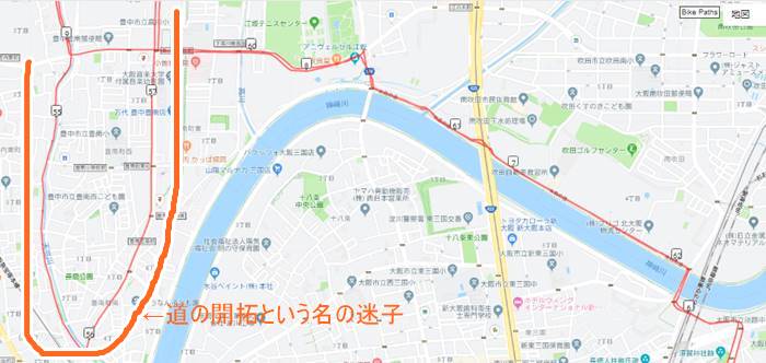 大阪市内から箕面までのおすすめルート２